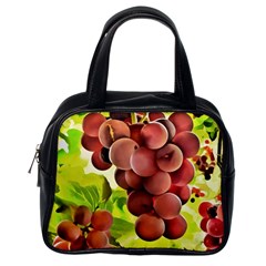 Grape Harvest Nature Figure Rustic Classic Handbag (one Side) by Wegoenart