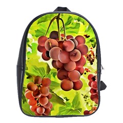 Grape Harvest Nature Figure Rustic School Bag (large) by Wegoenart