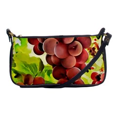 Grape Harvest Nature Figure Rustic Shoulder Clutch Bag by Wegoenart