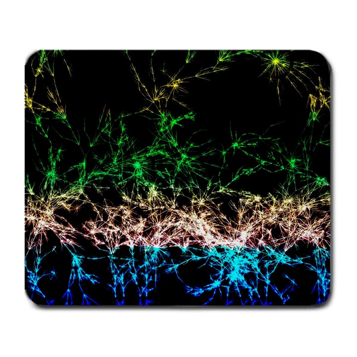 Wallpaper Fractal Lines Abstract Large Mousepads