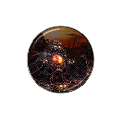 Fractal Mandelbulb 3d Action Hat Clip Ball Marker by Wegoenart