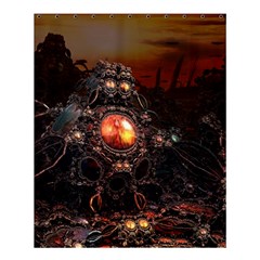 Fractal Mandelbulb 3d Action Shower Curtain 60  X 72  (medium)  by Wegoenart