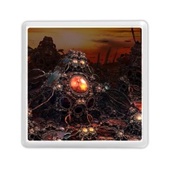 Fractal Mandelbulb 3d Action Memory Card Reader (square) by Wegoenart