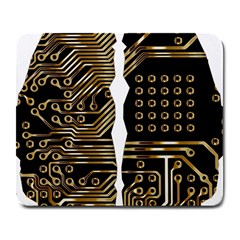 Brain Circuit Board Pcb Computer Large Mousepads by Wegoenart