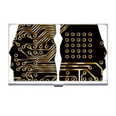 Brain Circuit Board Pcb Computer Business Card Holder by Wegoenart