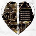 Brain Circuit Board Pcb Computer Jigsaw Puzzle (Heart) Front