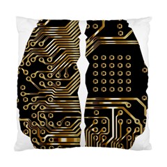 Brain Circuit Board Pcb Computer Standard Cushion Case (one Side) by Wegoenart