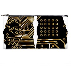 Brain Circuit Board Pcb Computer Pencil Cases by Wegoenart