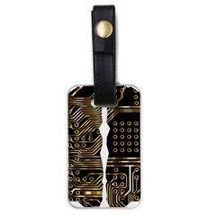 Brain Circuit Board Pcb Computer Luggage Tags (one Side)  by Wegoenart