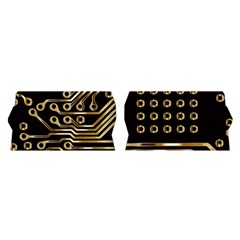 Brain Circuit Board Pcb Computer Satin Scarf (oblong) by Wegoenart