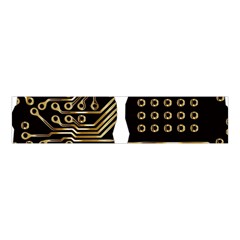 Brain Circuit Board Pcb Computer Velvet Scrunchie by Wegoenart