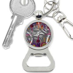 Flora Entwine Fractals Flowers Bottle Opener Key Chains