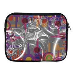 Flora Entwine Fractals Flowers Apple Ipad 2/3/4 Zipper Cases by Wegoenart