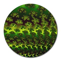 Fractal Gradient Colorful Infinity Round Mousepads by Wegoenart