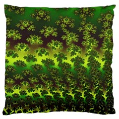 Fractal Gradient Colorful Infinity Large Cushion Case (two Sides) by Wegoenart