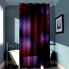 Fractal Rendering Shower Curtain 36  X 72  (stall)  by Wegoenart