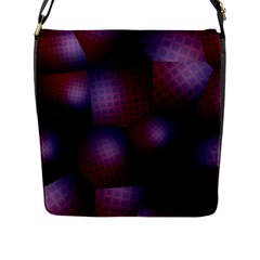 Fractal Rendering Flap Closure Messenger Bag (l) by Wegoenart