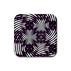 Background Texture Pattern Rubber Coaster (square)  by Wegoenart