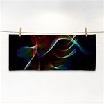 Imagine, Through the Abstract Rainbow Veil Hand Towel Front