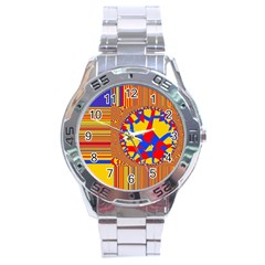 Graphic Design Graphic Design Stainless Steel Analogue Watch