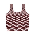 Graphics Geometric Paul Background Full Print Recycle Bag (M) Front