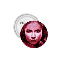 Portrait Woman Red Face Pretty 1 75  Buttons by Wegoenart