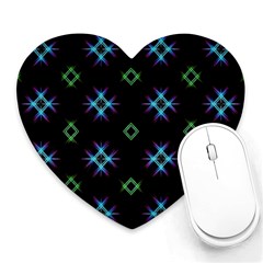 Background Abstract Vector Fractal Heart Mousepads by Wegoenart