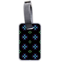 Background Abstract Vector Fractal Luggage Tags (two Sides) by Wegoenart