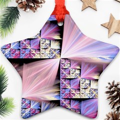 Fractal Art Artwork Digital Art Star Ornament (two Sides) by Wegoenart