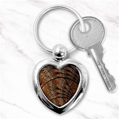 Fractals Artistic Digital Design Key Chains (heart)  by Wegoenart