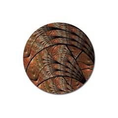 Fractals Artistic Digital Design Magnet 3  (round) by Wegoenart