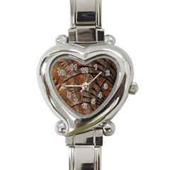 Fractals Artistic Digital Design Heart Italian Charm Watch