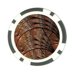 Fractals Artistic Digital Design Poker Chip Card Guard by Wegoenart