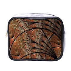 Fractals Artistic Digital Design Mini Toiletries Bag (one Side) by Wegoenart