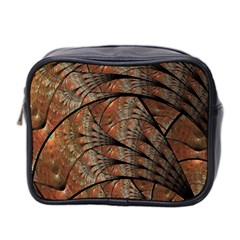 Fractals Artistic Digital Design Mini Toiletries Bag (two Sides) by Wegoenart