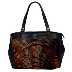 Fractals Artistic Digital Design Oversize Office Handbag by Wegoenart