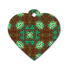 Art Design Template Decoration Dog Tag Heart (one Side) by Wegoenart