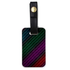 Background Texture Pattern Luggage Tags (one Side)  by Wegoenart