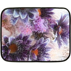 Flower Digital Art Artwork Abstract Double Sided Fleece Blanket (mini)  by Wegoenart