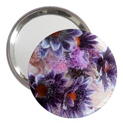 Flower Digital Art Artwork Abstract 3  Handbag Mirrors by Wegoenart