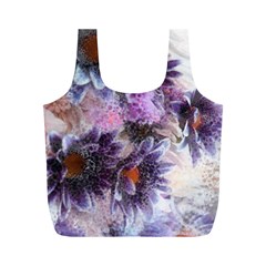 Flower Digital Art Artwork Abstract Full Print Recycle Bag (m) by Wegoenart