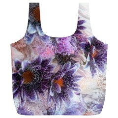 Flower Digital Art Artwork Abstract Full Print Recycle Bag (xl) by Wegoenart