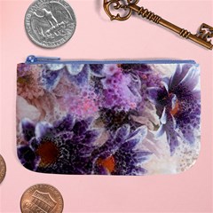 Flower Digital Art Artwork Abstract Large Coin Purse by Wegoenart