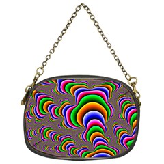 Fractal Background Pattern Color Chain Purse (one Side) by Wegoenart