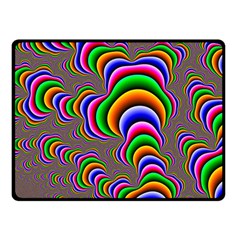 Fractal Background Pattern Color Double Sided Fleece Blanket (small)  by Wegoenart