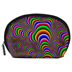 Fractal Background Pattern Color Accessory Pouch (large)