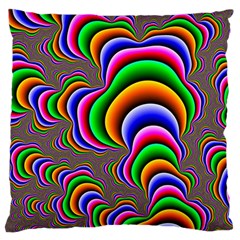 Fractal Background Pattern Color Standard Flano Cushion Case (two Sides) by Wegoenart