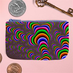 Fractal Background Pattern Color Large Coin Purse by Wegoenart