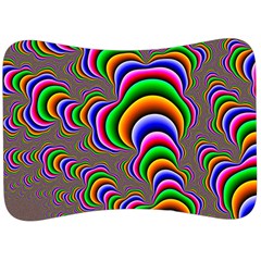 Fractal Background Pattern Color Velour Seat Head Rest Cushion by Wegoenart