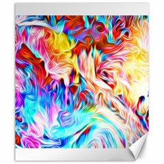 Background Drips Fluid Colorful Canvas 20  X 24  by Wegoenart